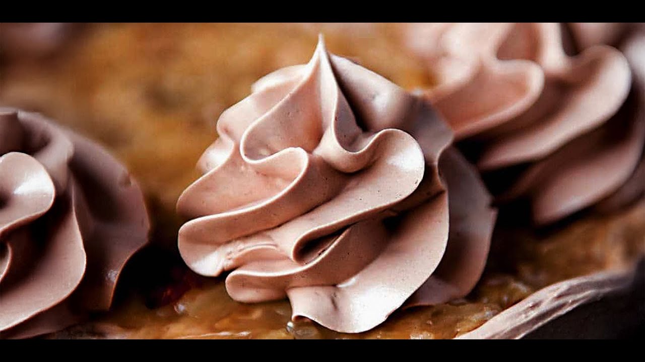 chocolate swiss meringue buttercream