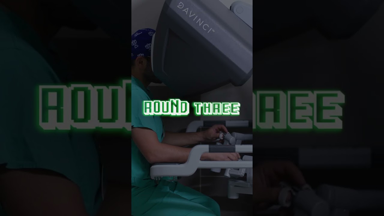Robotic Surgeon Plays Operation Game