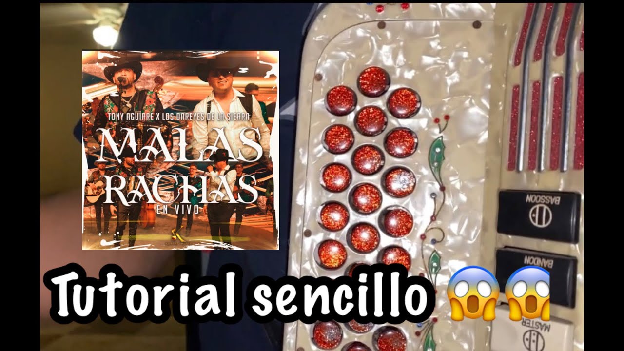 Malas rachas(Tutorial de Acordeón 🪗)