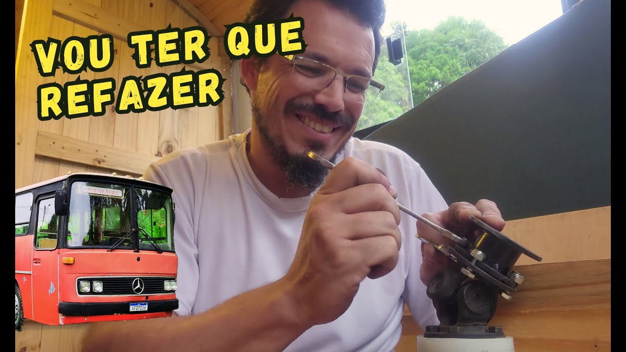 Peça do câmbio pronta! Móveis do quarto tomando forma #motorhome