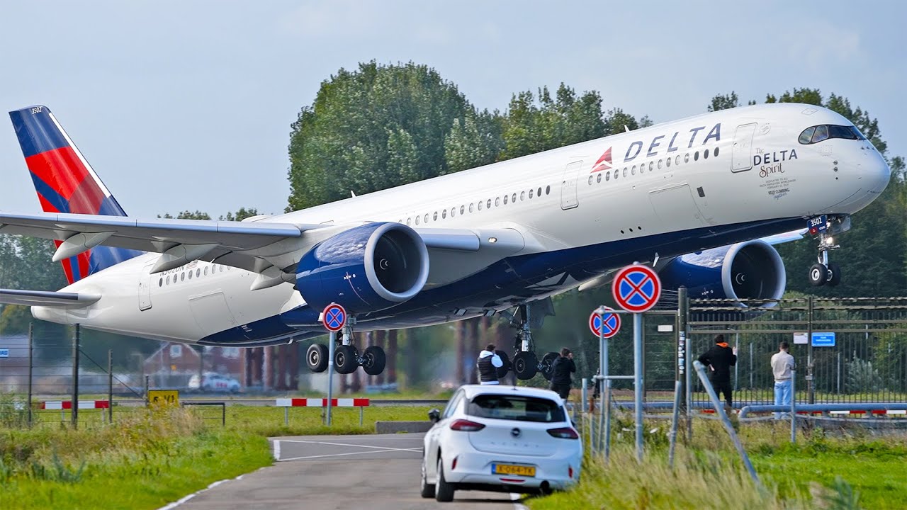 SUN, RAIN, GO-AROUND | 30 Mins of Planespotting at Amsterdam Airport Schiphol
