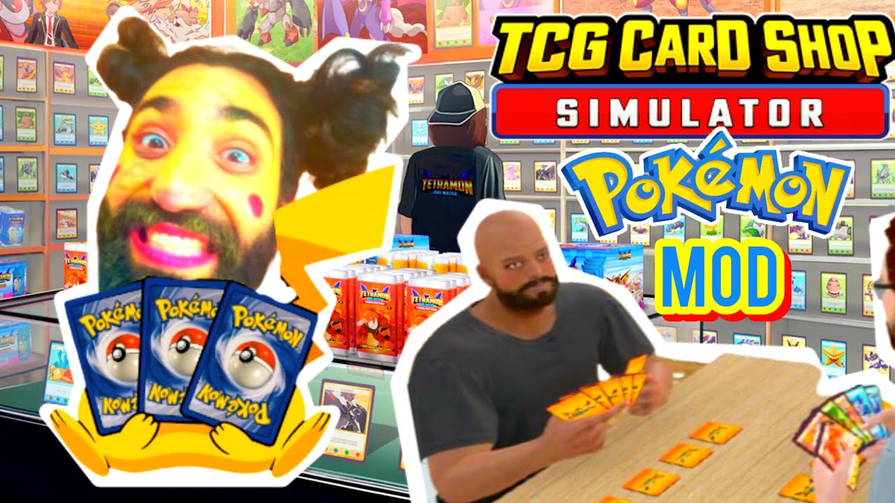 Gameplay : TCG Card Shop Simulator (MOD POKEMON) Live HALLOWEEN !!!