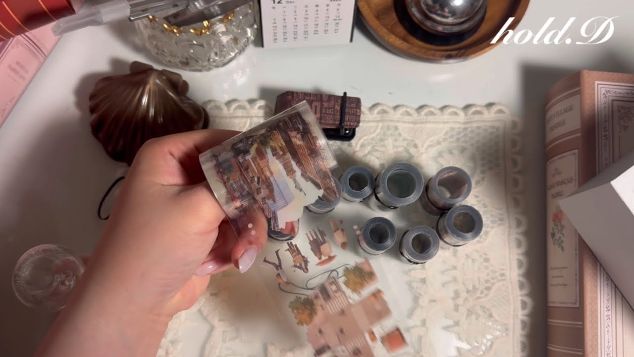 ASMR 2026년의 첫 다꾸❤️, 예쁘게 스티커 정리까지 #scrapbooking #papertherapy #콜라주 #collage 다꾸#Asmr#다꾸
