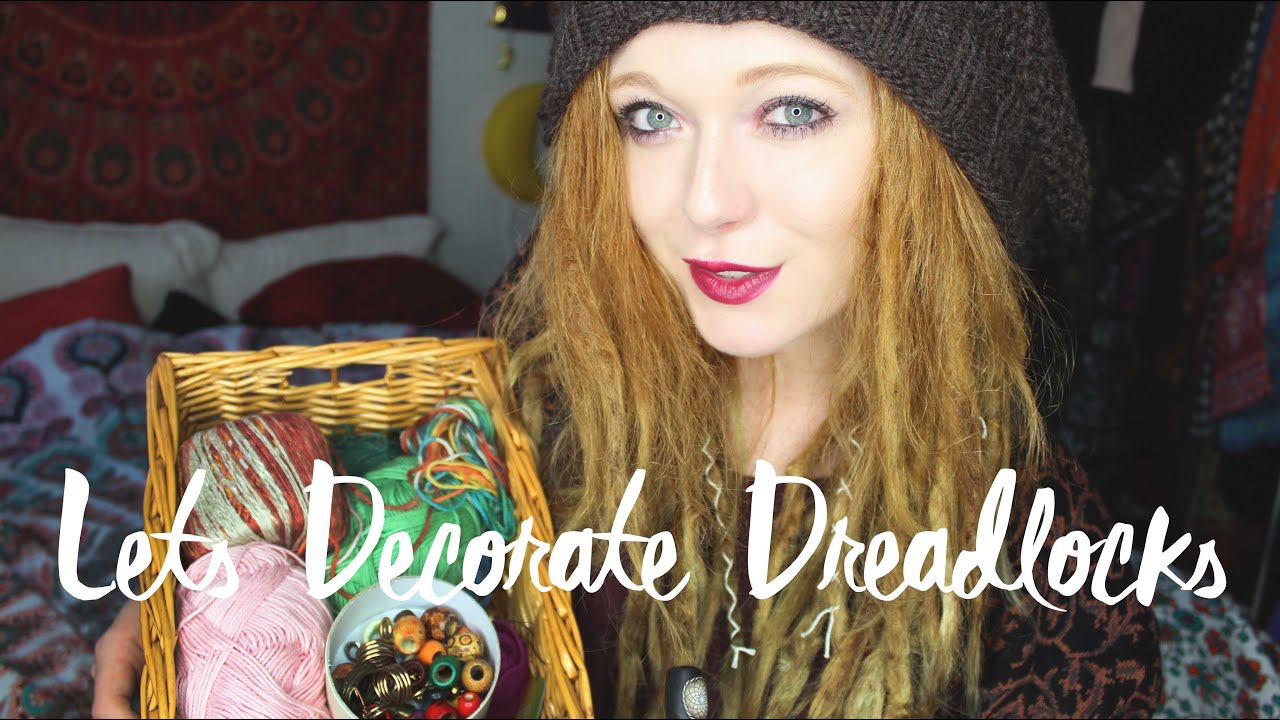 Decorating Dreadlocks + My Collection Of Beads & Hats