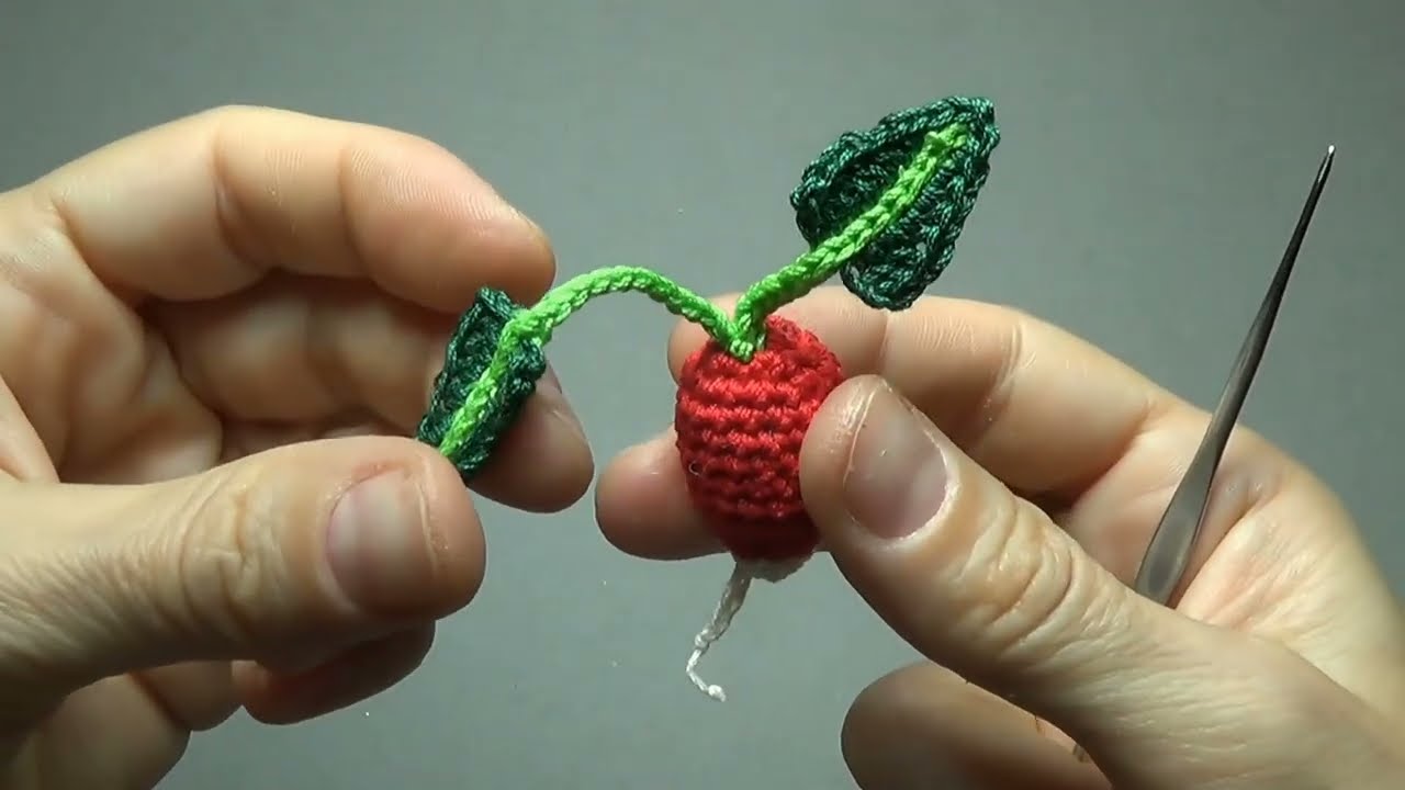 Cestino di frutta e verdura amigurumi: il ravanello (tutorial completo)