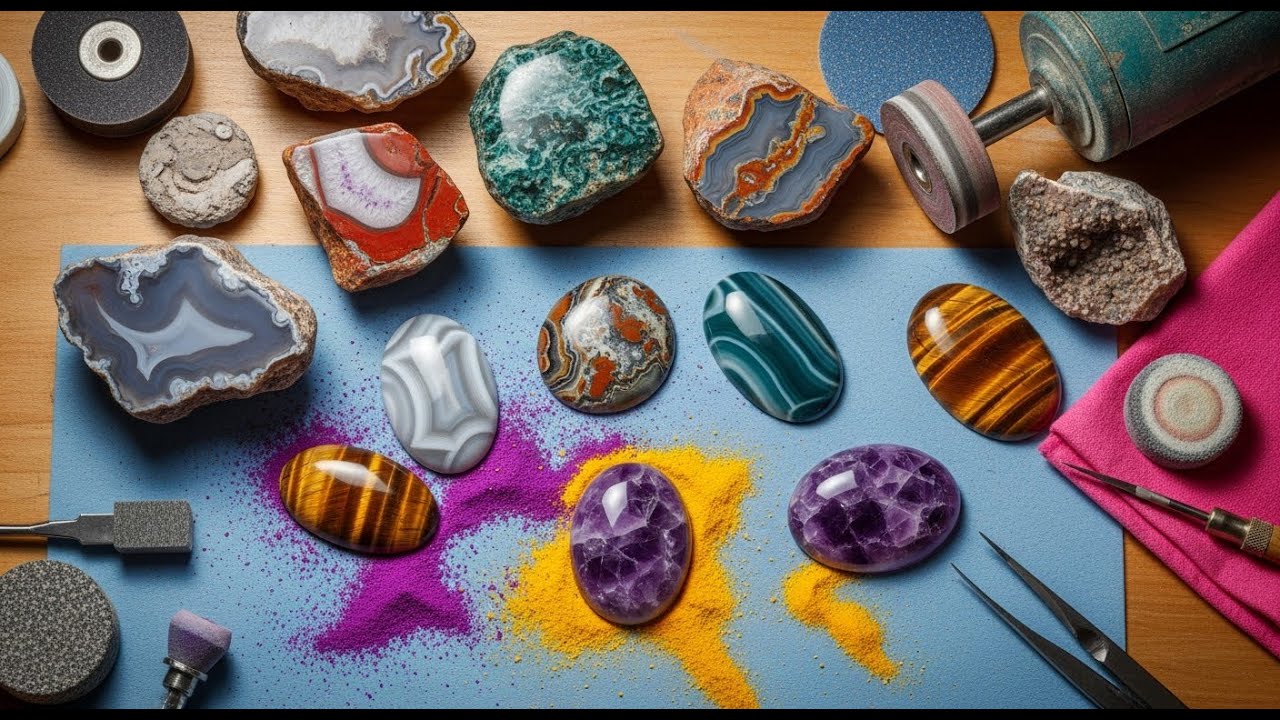 DIY Cabochons: Vom Rohstein zum fertigen Schmuckstein – Anfänger Guide
