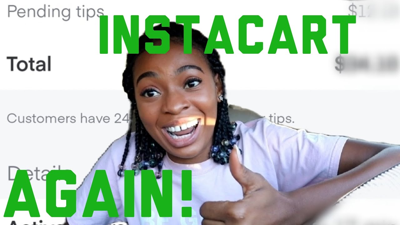Tried Instacart again and I actually GOT AN ORDER!
