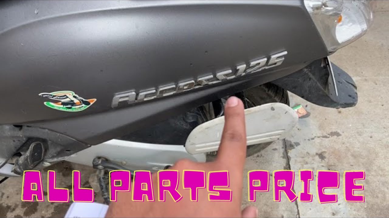 Suzuki Access125 All Body Parts Price In 2022 | BS4 - BS6 Fiber Parts Price #suzukiaccess125bs6