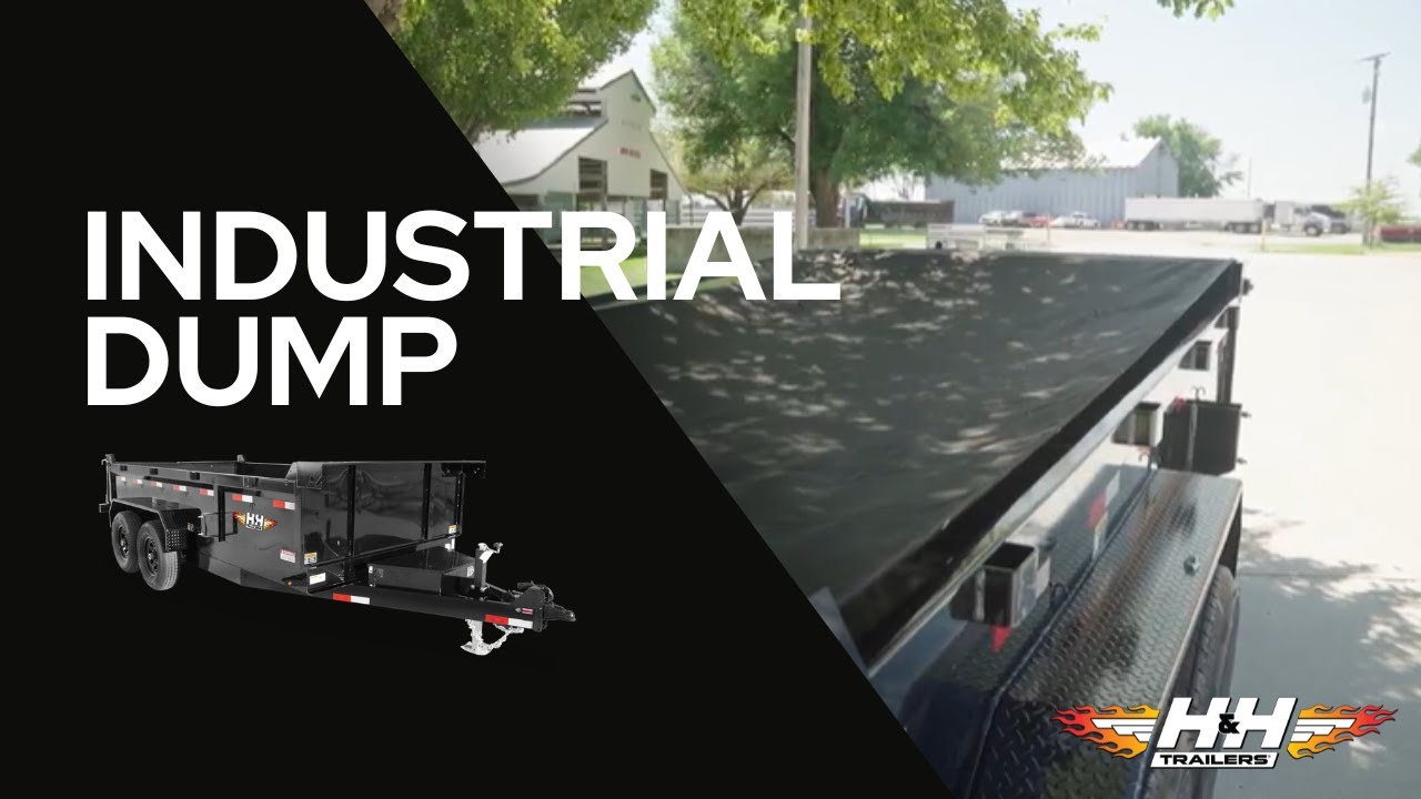 Industrial Dump Trailer Walkaround | Built for Heavy Loads | H&H Trailers