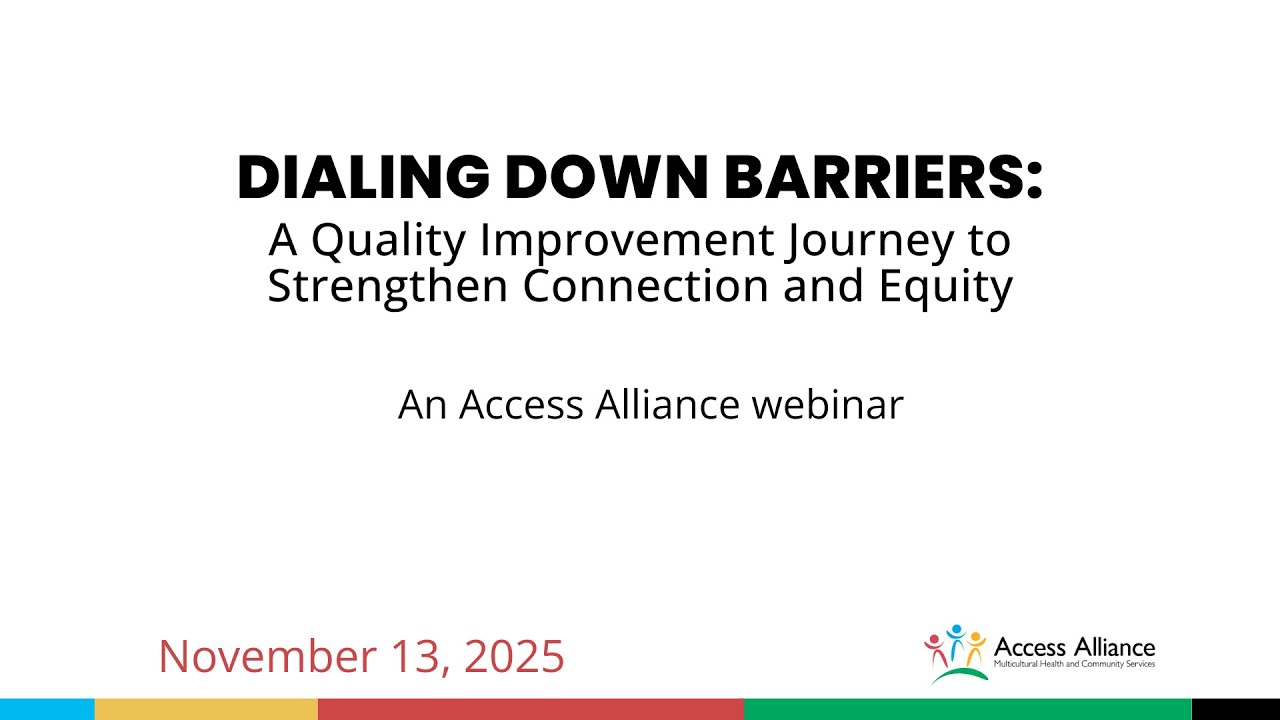 Dialing Down Barriers: A Quality Improvement Journey to Strengthen Connection and Equity