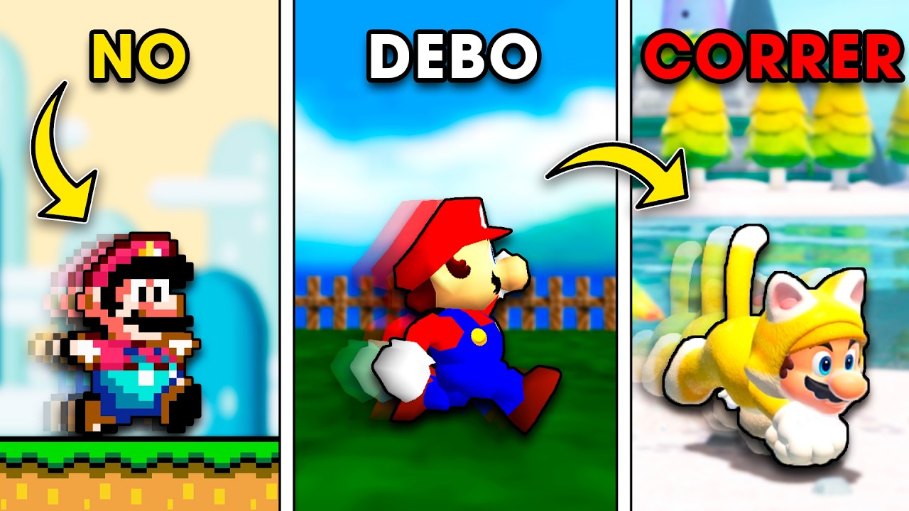 Si CORRO cambio de SUPER MARIO BROS
