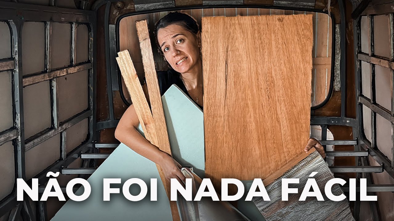 Usamos TUDO ISSO para fazer o CHÃO do MOTORHOME