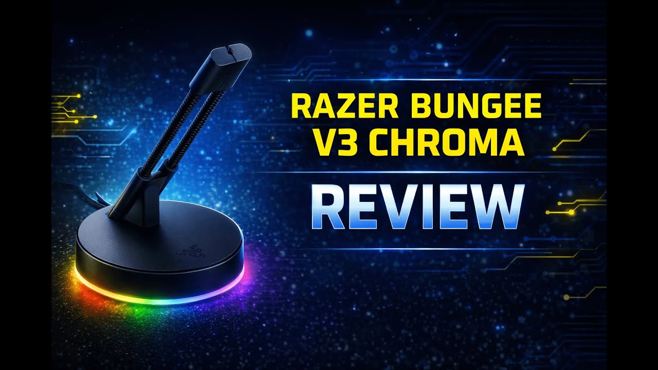 Review - Razer Gaming Mouse Bungee V3 Chroma: Drag-Free Wired Mouse Support - for Esports