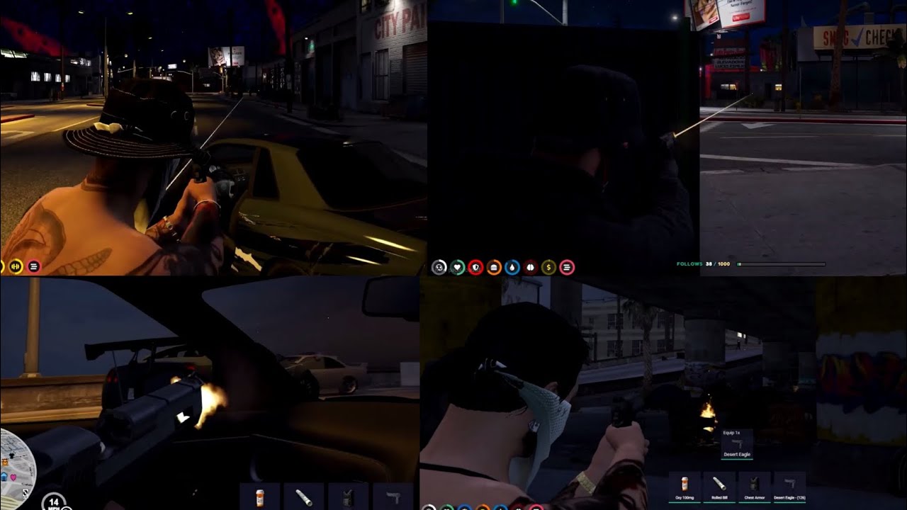 Hydra Claim 9th Spray and Clean Wipe RUST on Highway (All POVs) | GTA RP NoPixel 3.0