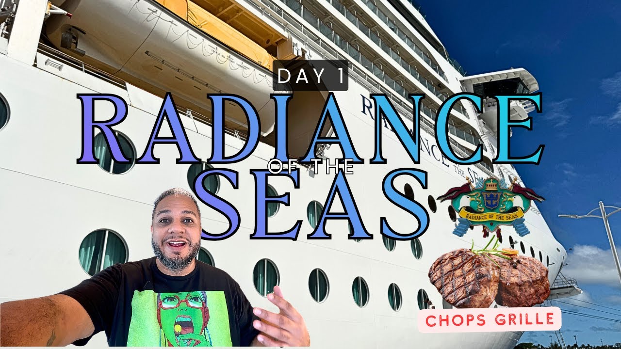 Chops Grille is a Must Try for Lunch and Dinner! | Radiance of the Seas | Day 1