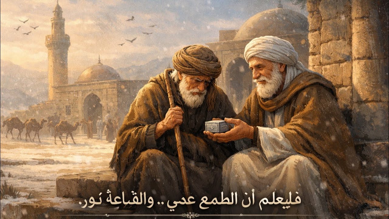 #قصة_الرجل البخيل والعجوز الذي ارشده على مكان كنز كبير ليشبع !! فحدث له مالا يتوقعه أحد بسبب طمعه!