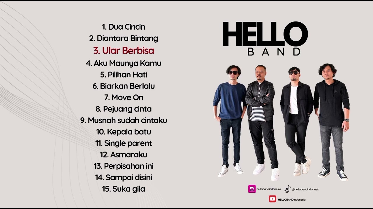 HELLO band - HOT PLAYLIST MP3 hits kompilasi Best Album
