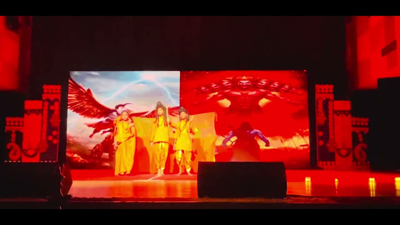 The 4th std students brought my choreography to life beautifully❤️tnx Bharti ma’am for your support