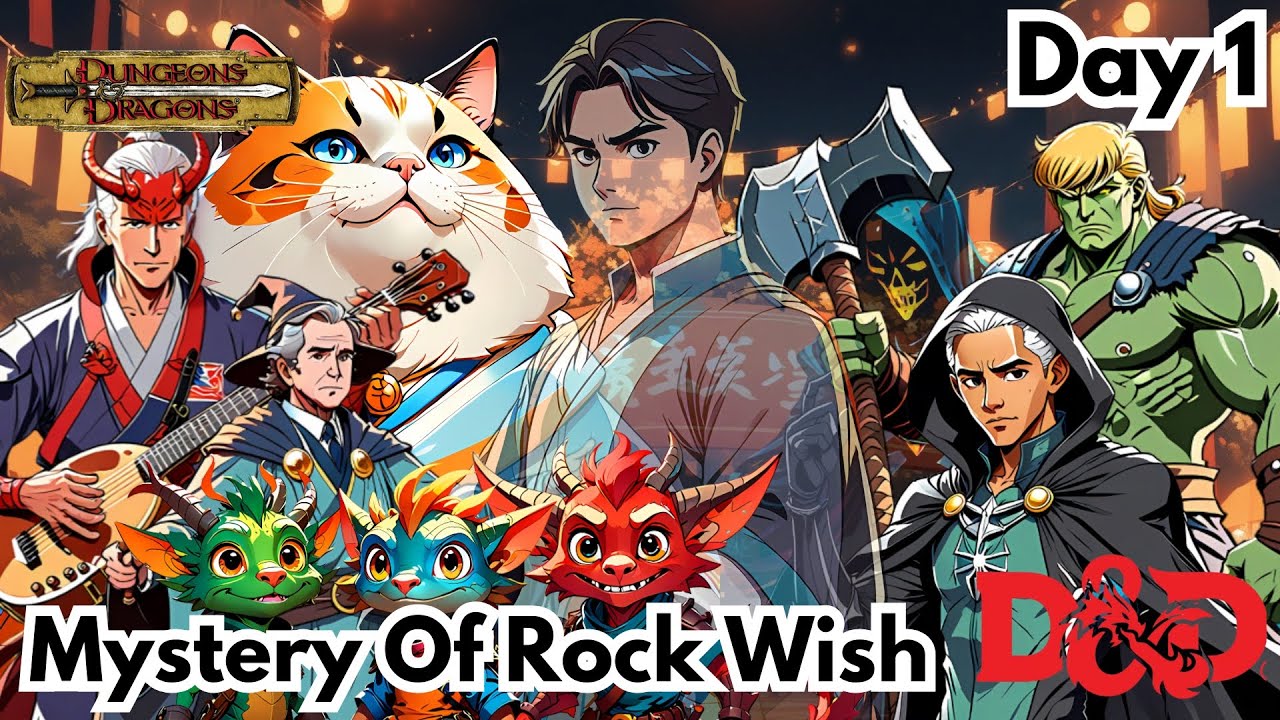President's Play DND: Mystery Of RockWish Day One supercut
