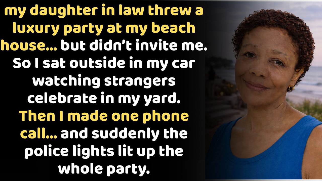 My daughter-in-law used my house for her party but left me out — so I made just one call