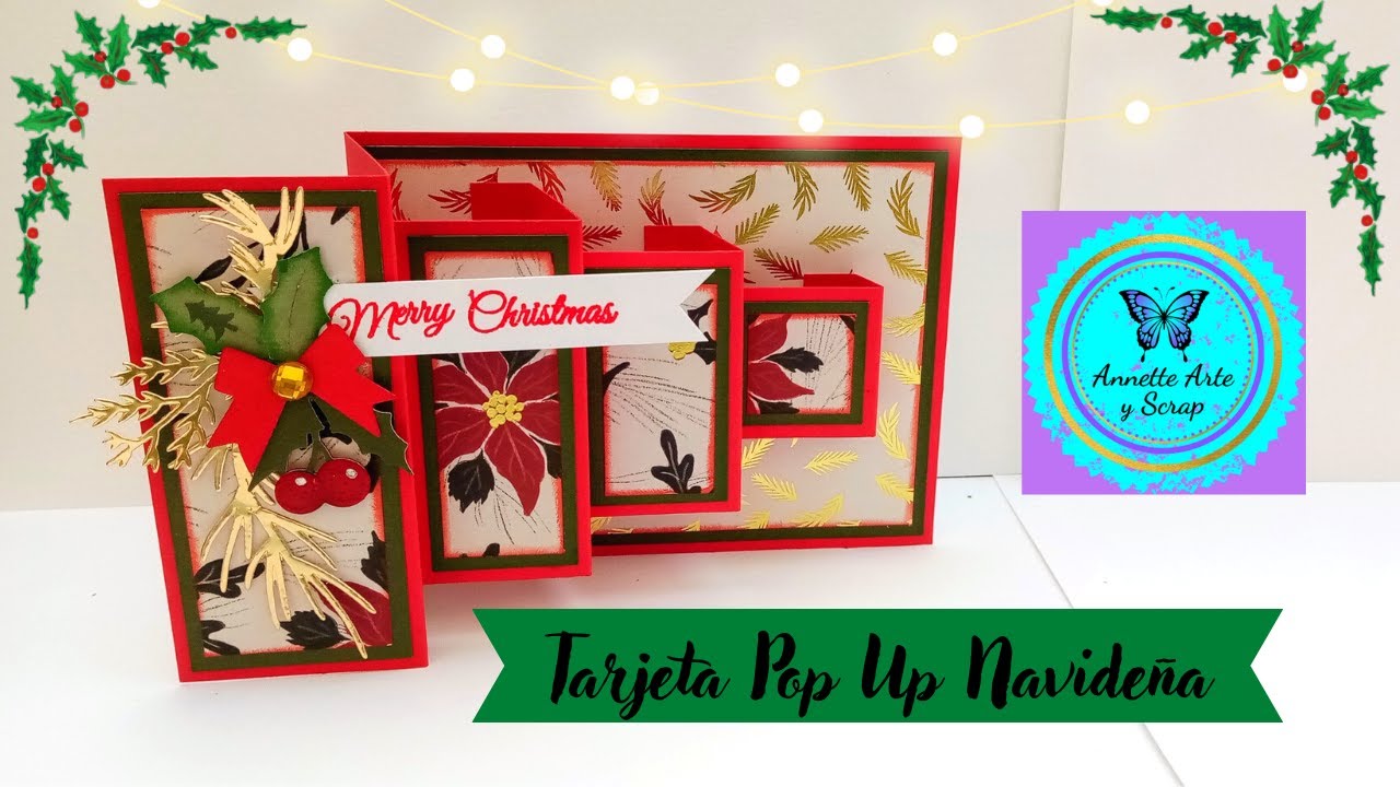 Tarjeta Pop Up Navideña