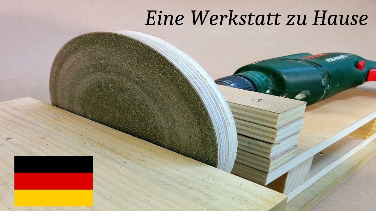 Wie Man kann Tellerschleifmaschine selber bauen für Holz schleifen