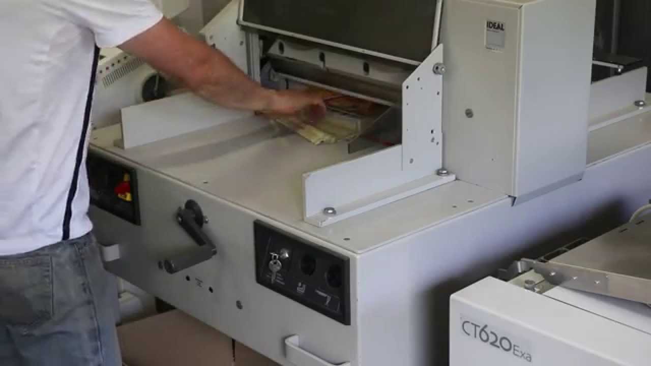 IDEAL 5250A Automatic Electric Paper Cutter Guillotine