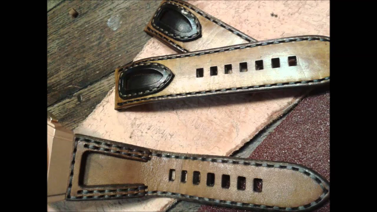 HAND MADE LEATHER WATCH STRAP-EL YAPIMI DERİ SAAT KORDONU