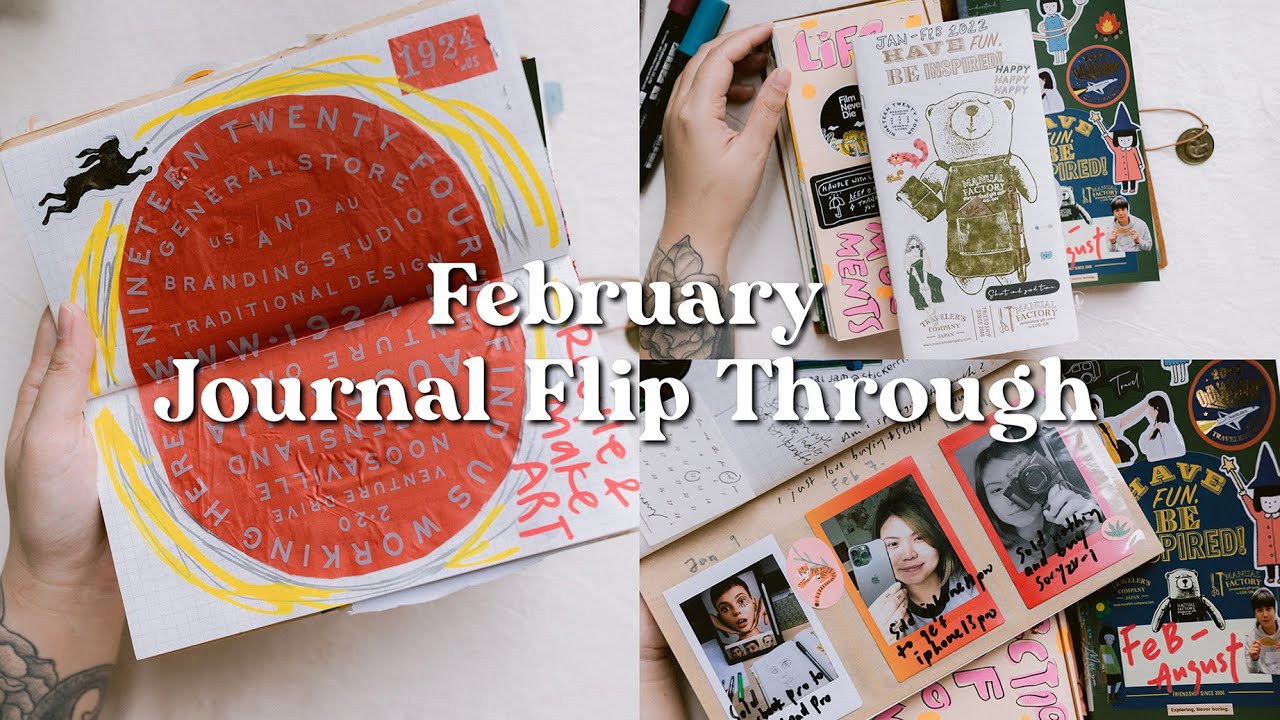 Scrapbook ♡ Art Journal flip through ♡ Travelers Notebook | Janethecrazy