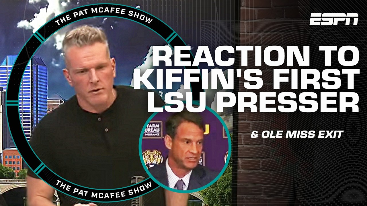 Pat McAfee reacts to Lane Kiffin's LSU introductory press conference 🚨 | The Pat McAfee Show