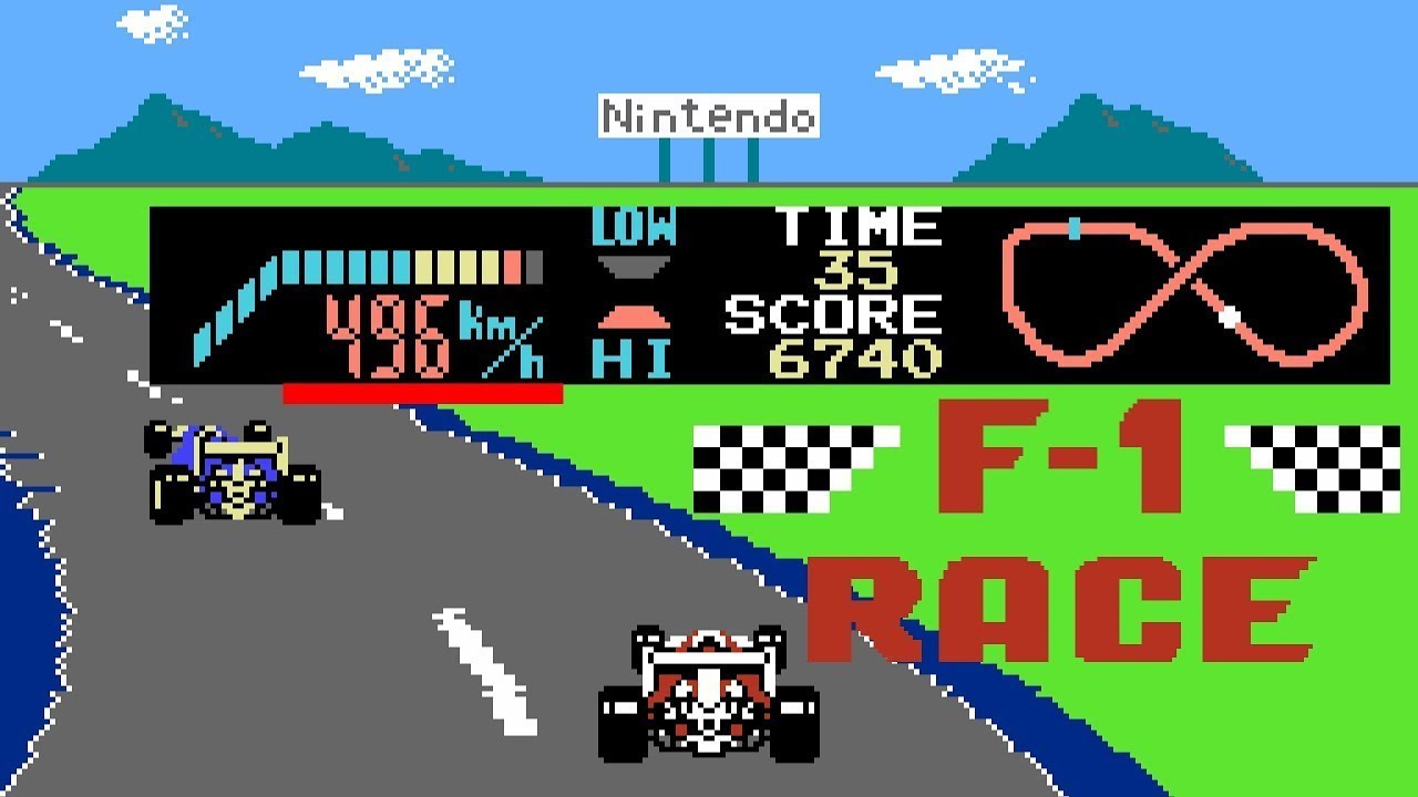 كمبيوتر العائلة لــعبة  F-1 Race