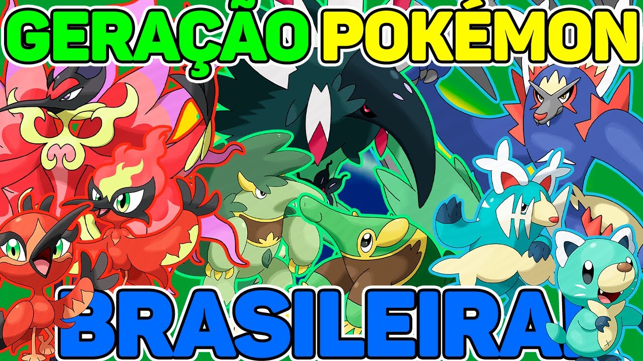 COMO SERIA UMA REGIÃO POKÉMON BRASILEIRA ?? Pt.2