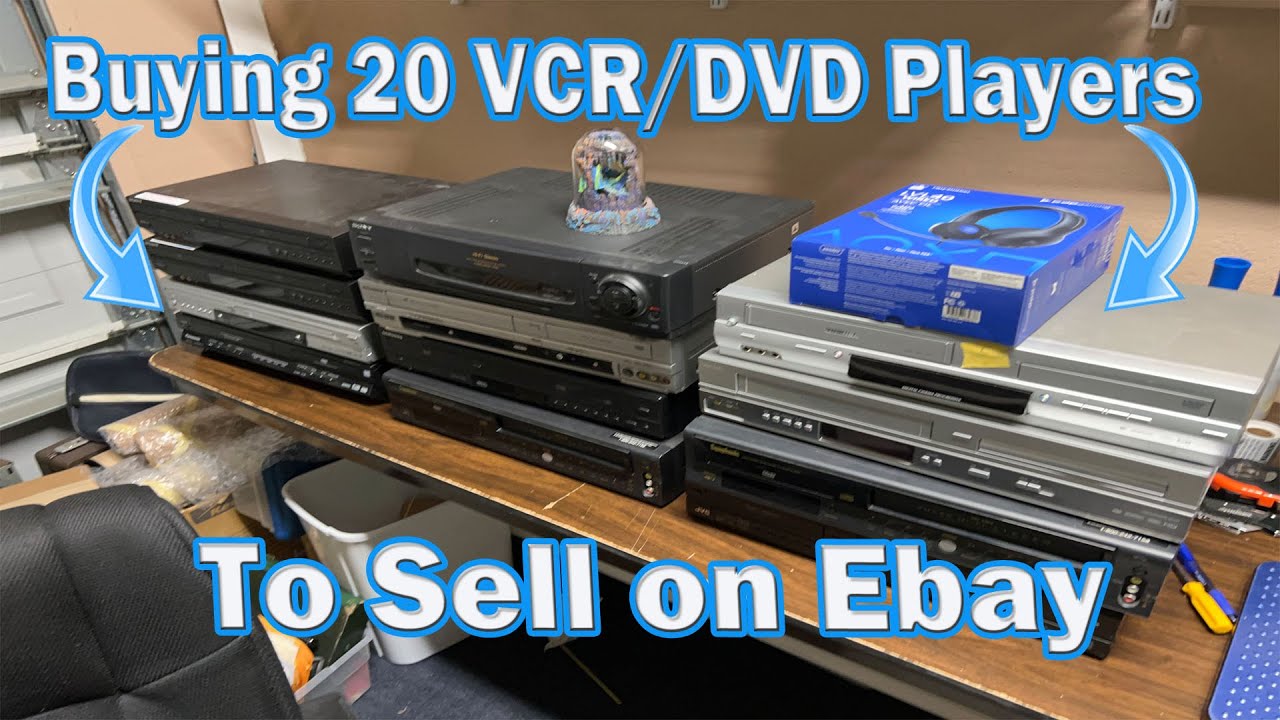 Buying 20 VCR/DVD Players to Sell on Ebay. Plus update on last buy