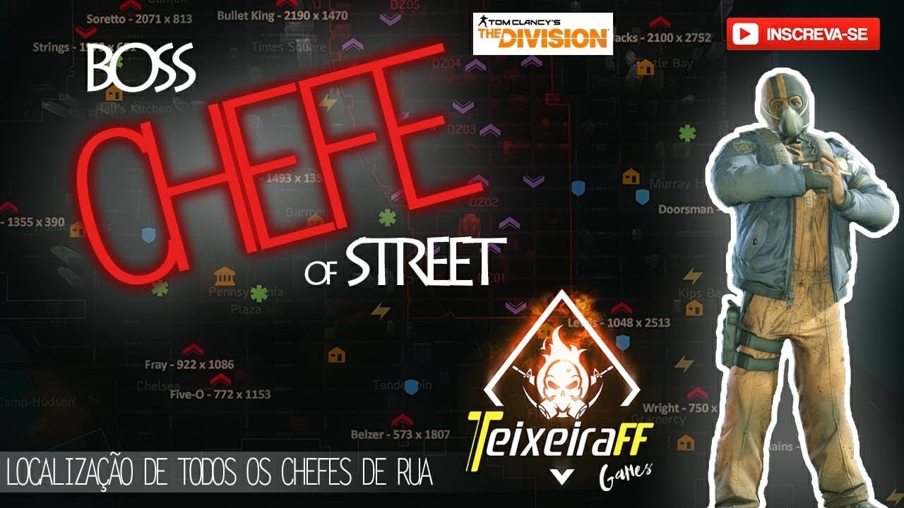 The Division localização de todos os Boss de rua.