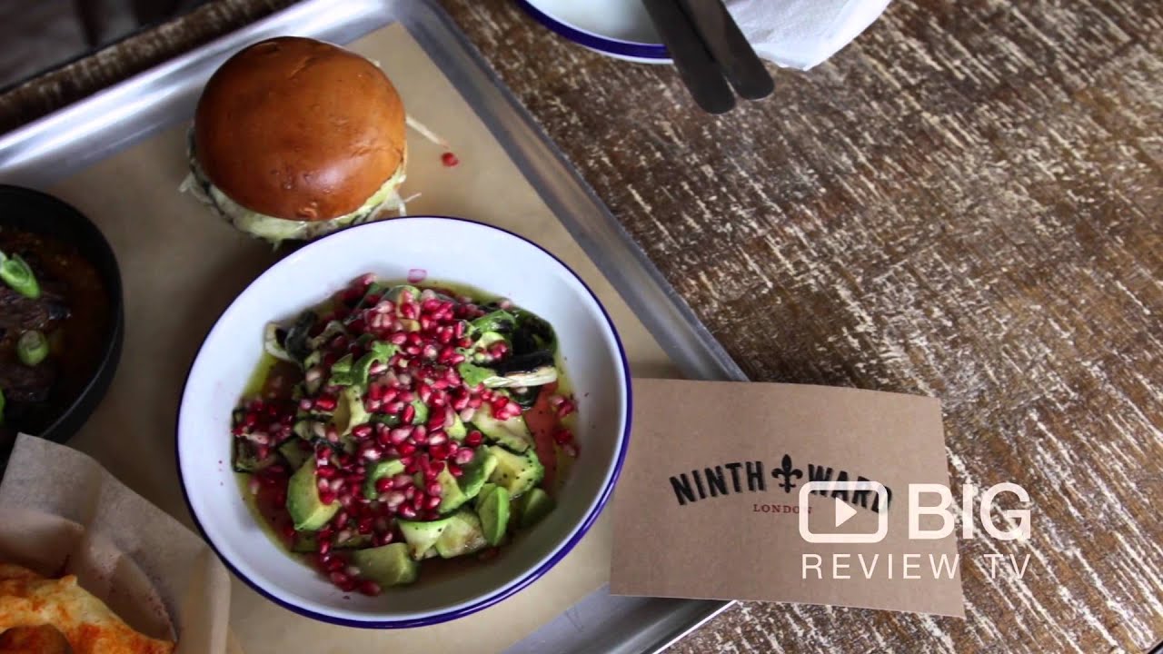 Ninth Ward Bar and Restaurant in Clerkenwell London serving Burger and Cocktail Drinks