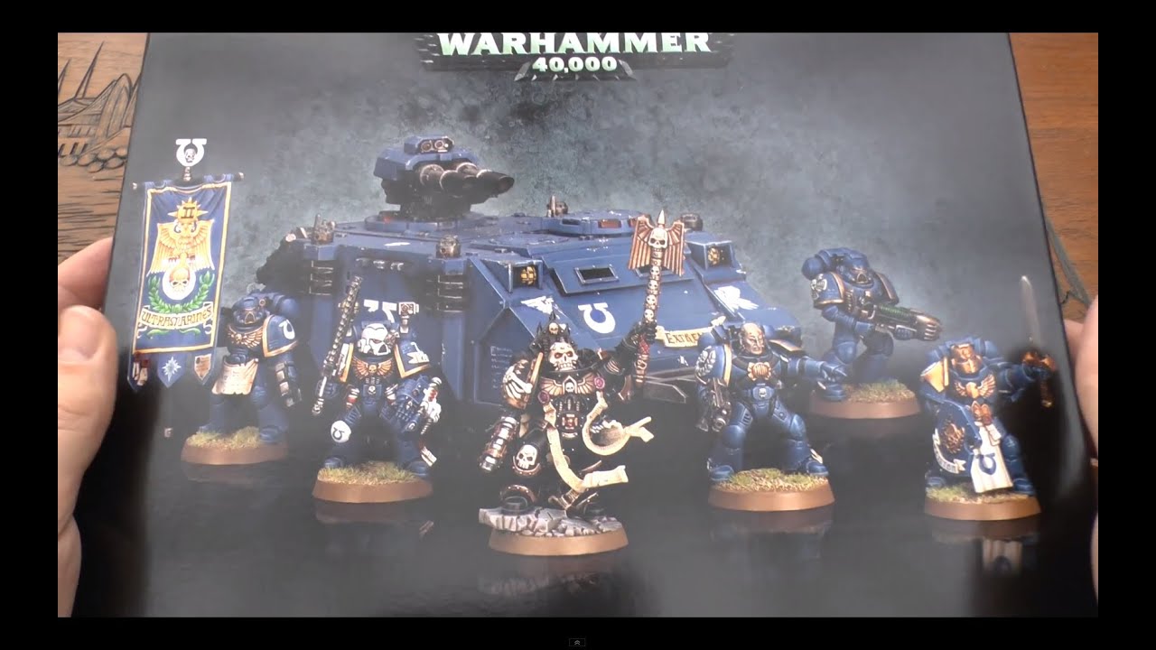 Space Marine Reclusiam Command Squad unboxing and review (WH40K)