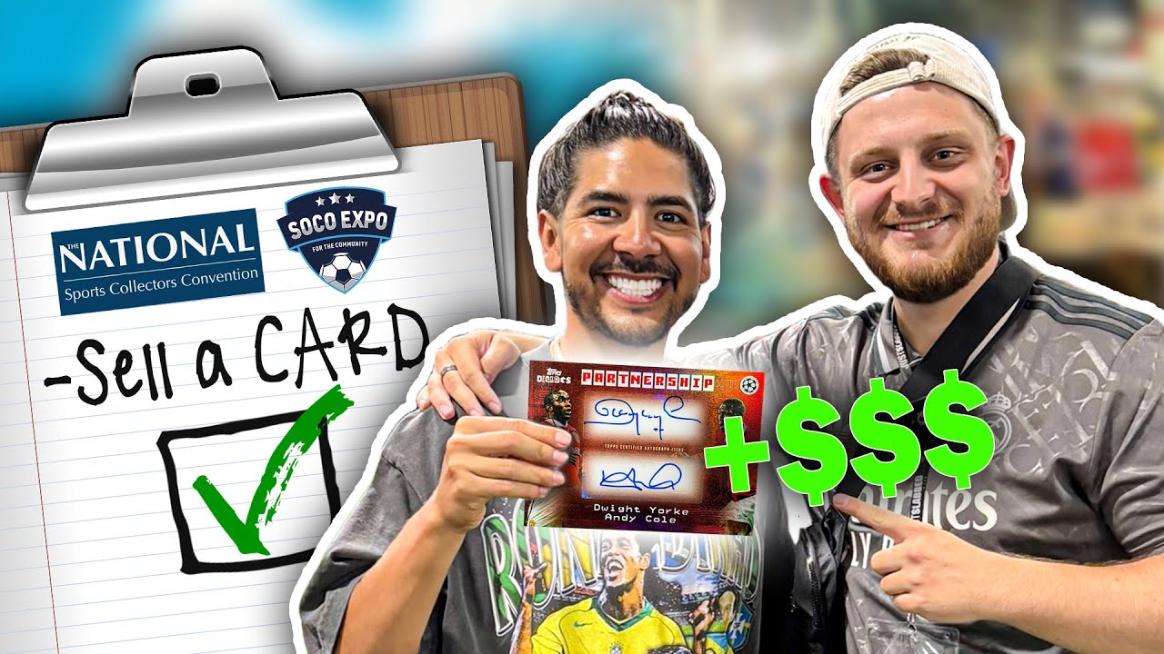 Trying to COMPLETE CHALLENGES at the WORLD'S BIGGEST Sports Card Shows! (The National & SoCo 2025!)
