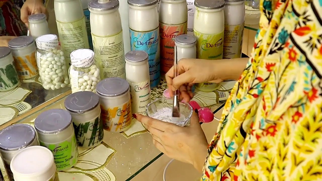 Dermacos skin polish and Dermacos Facial Tips and Trics in Parlours.