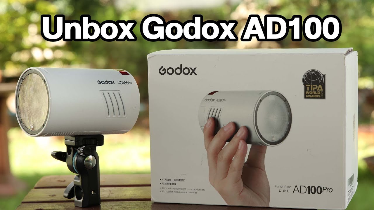 Godox AD100 Pro เเฟลชตัวจิ๋วกำลังไฟแรง มีให้เลือกหลายสี