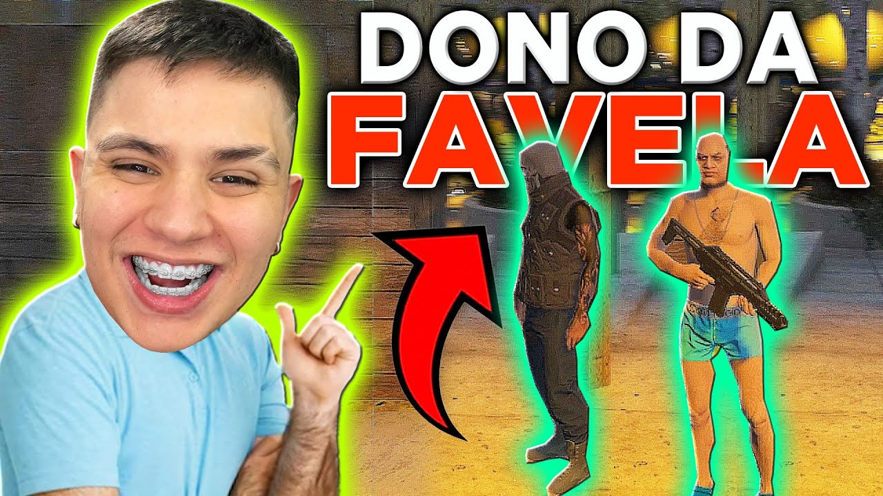 VIREI DONO DE MORRO no GTA RP 😂 (Paulinho o LOKO)
