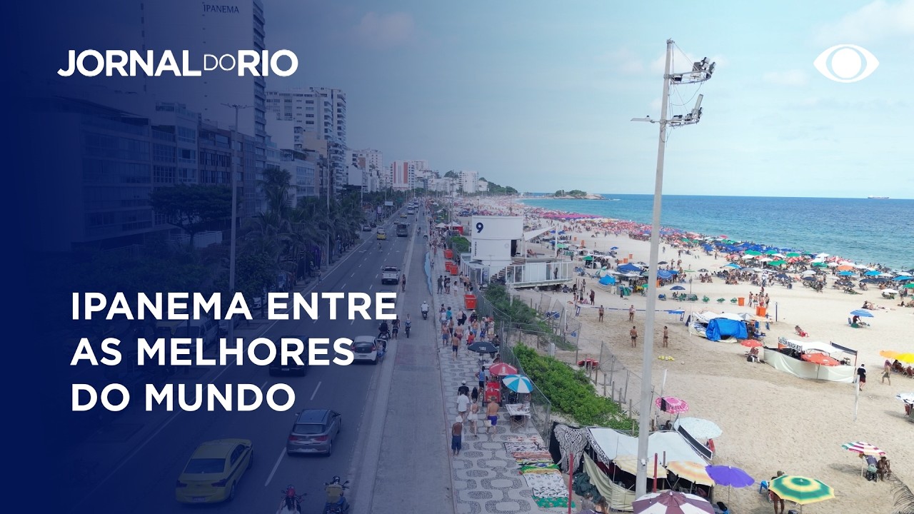 Praia de Ipanema é a única no ranking das melhores do mundo