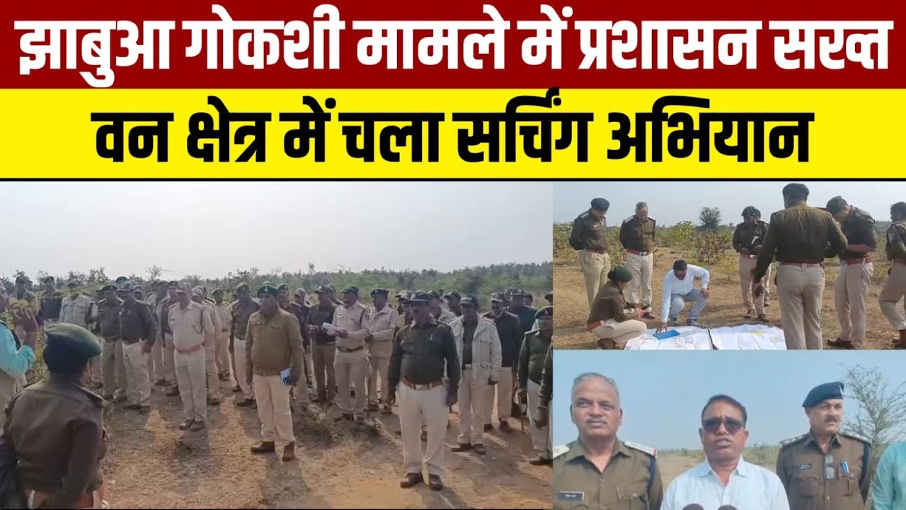 झाबुआ में गोकशी कांड मामले पर प्रशासन सख्त | वन क्षेत्र में चला सर्चिंग अभियान..#jhabua #dspnews 