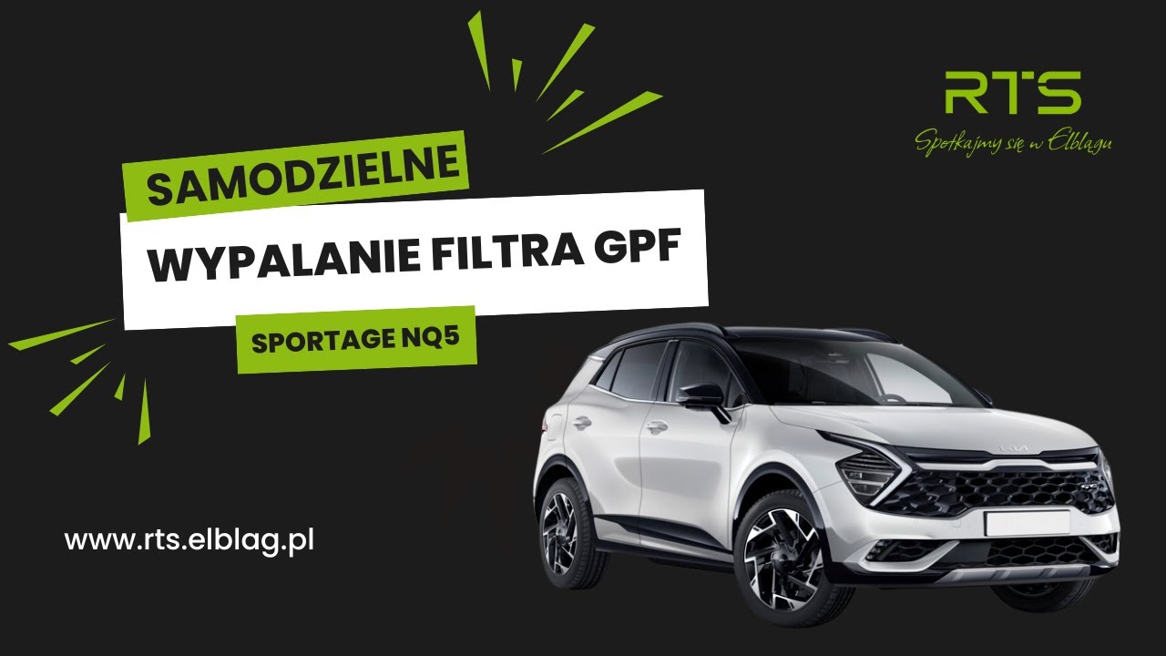 Samodzielne wypalanie filtra GPF w Kia Sportage NQ5