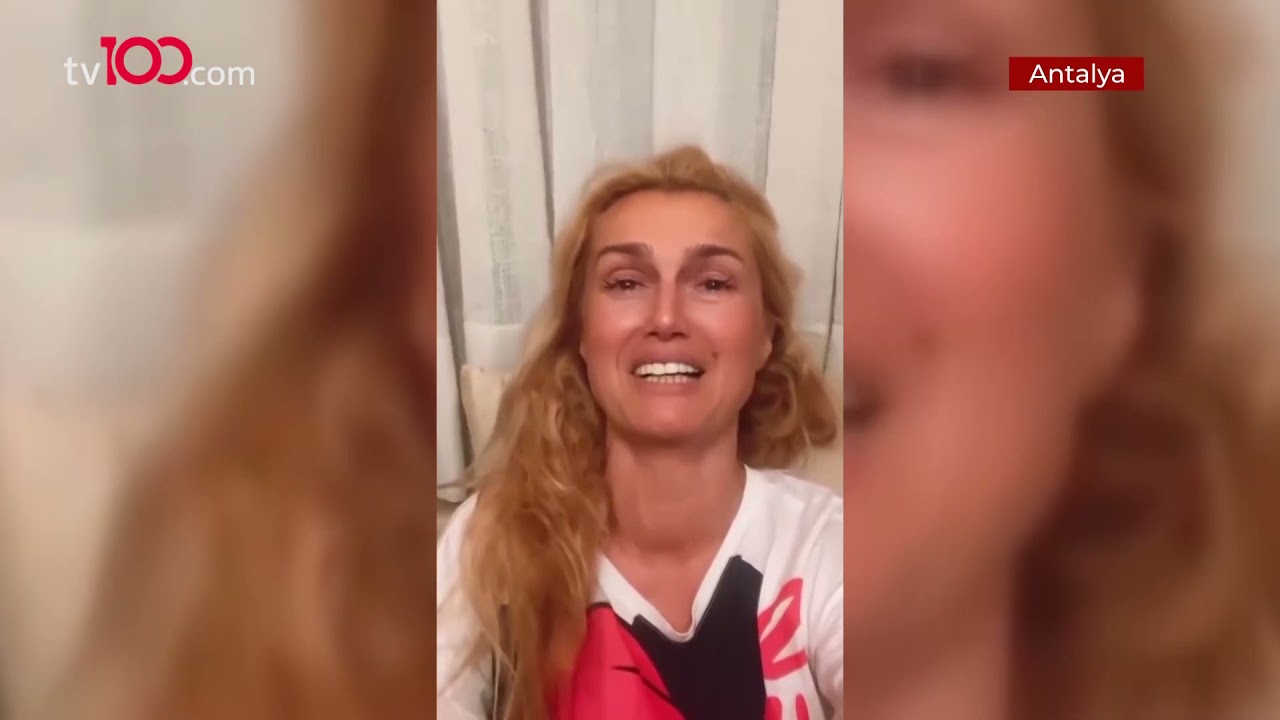 Tuğba Özay'ın gözyaşları... Manavgat'taki çiftliği yanınca fenalaştı