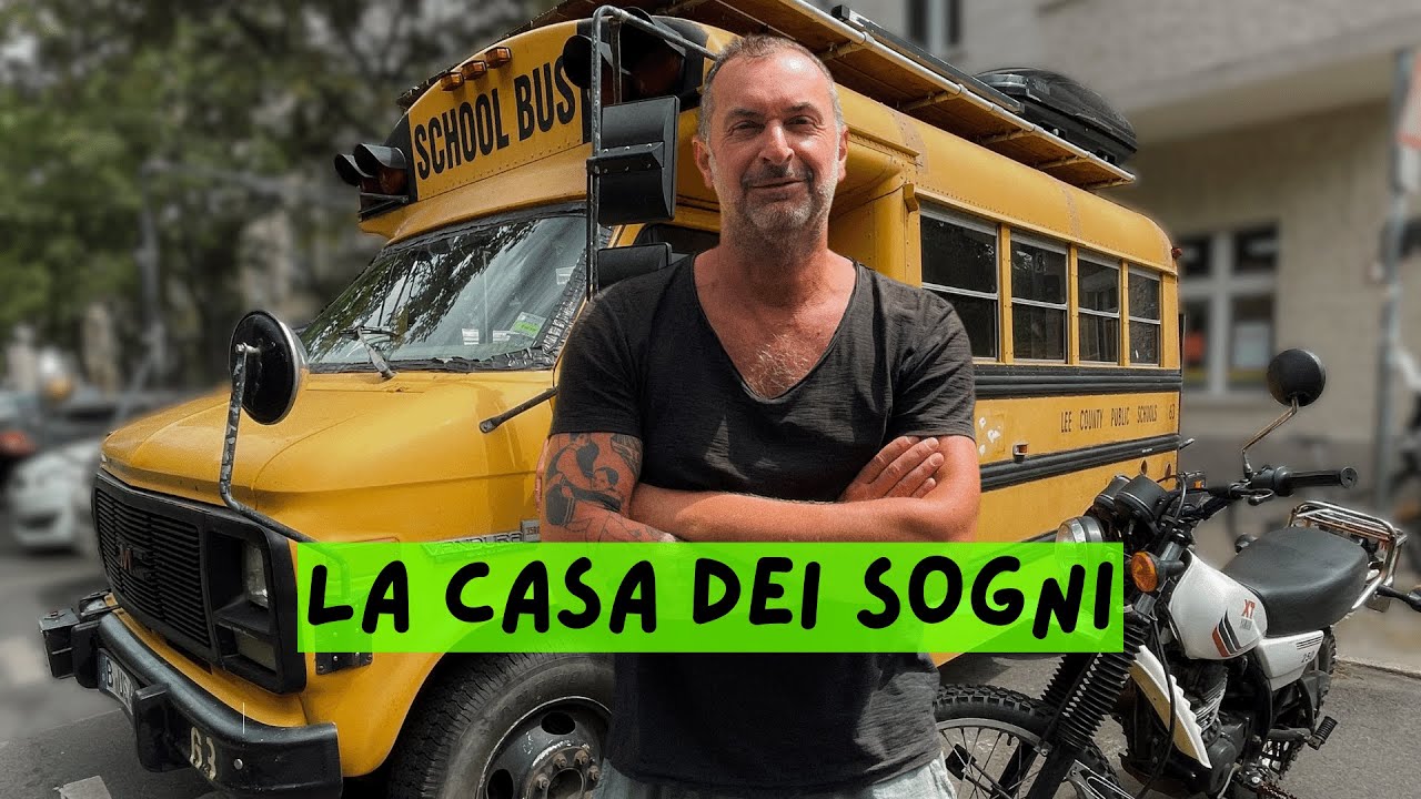Trasformare un bus americano in una casa