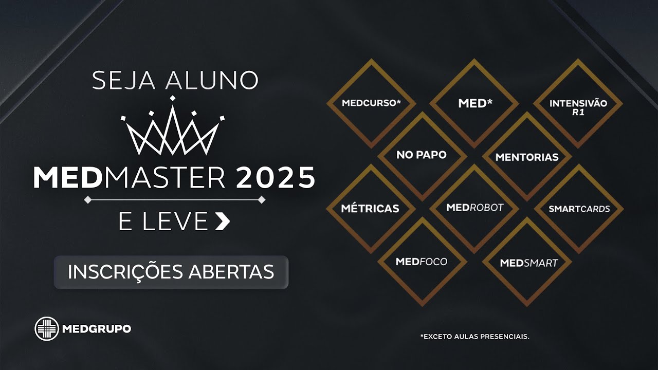 MEDMASTER - Inscri&ccedil;&otilde;es abertas