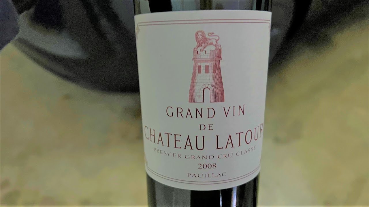 Chateau Latour 2008 Pauillac Trophy Wine Review (1st Growth)