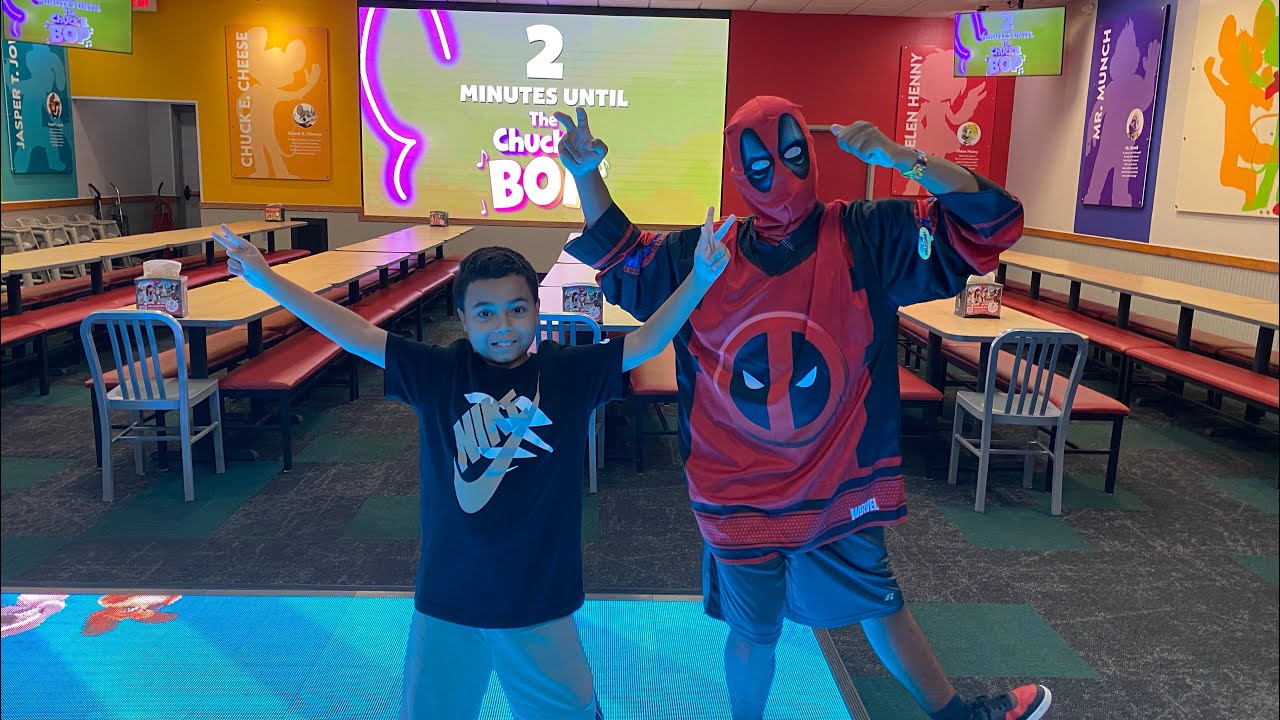 Deadpool vs The Chuck E Bop Chuck E Cheese Deptford NJ 2024 #chuckecheese #autismacceptance