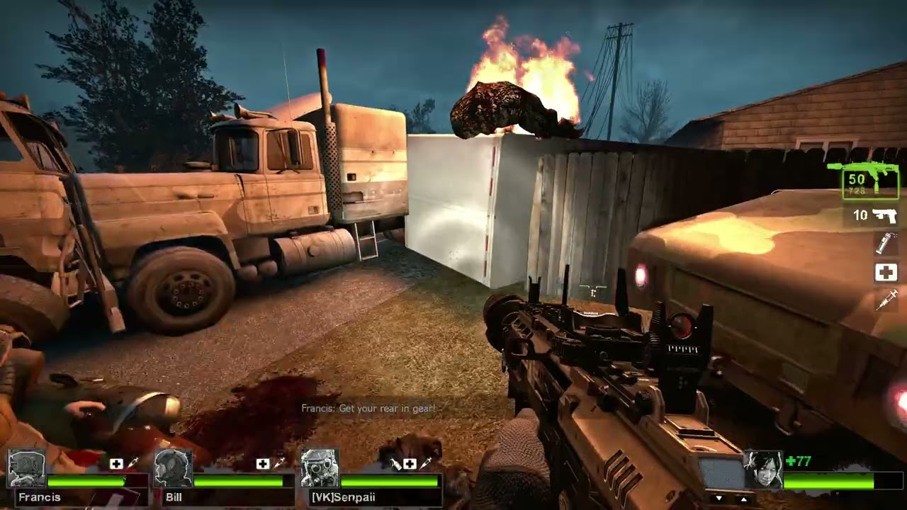 Left 4 Dead 2 Crossing Over Gameplay