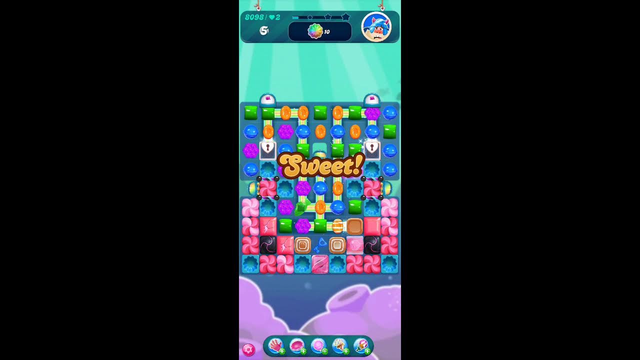 Candy Crush Saga Live Streaming Hard  level